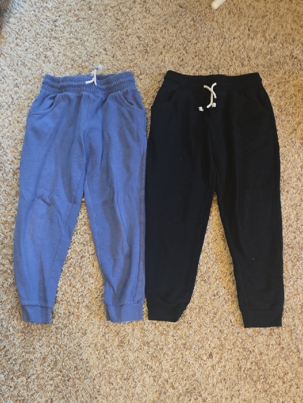 Cat & Jack Blue and Black Kids Jogger Pants